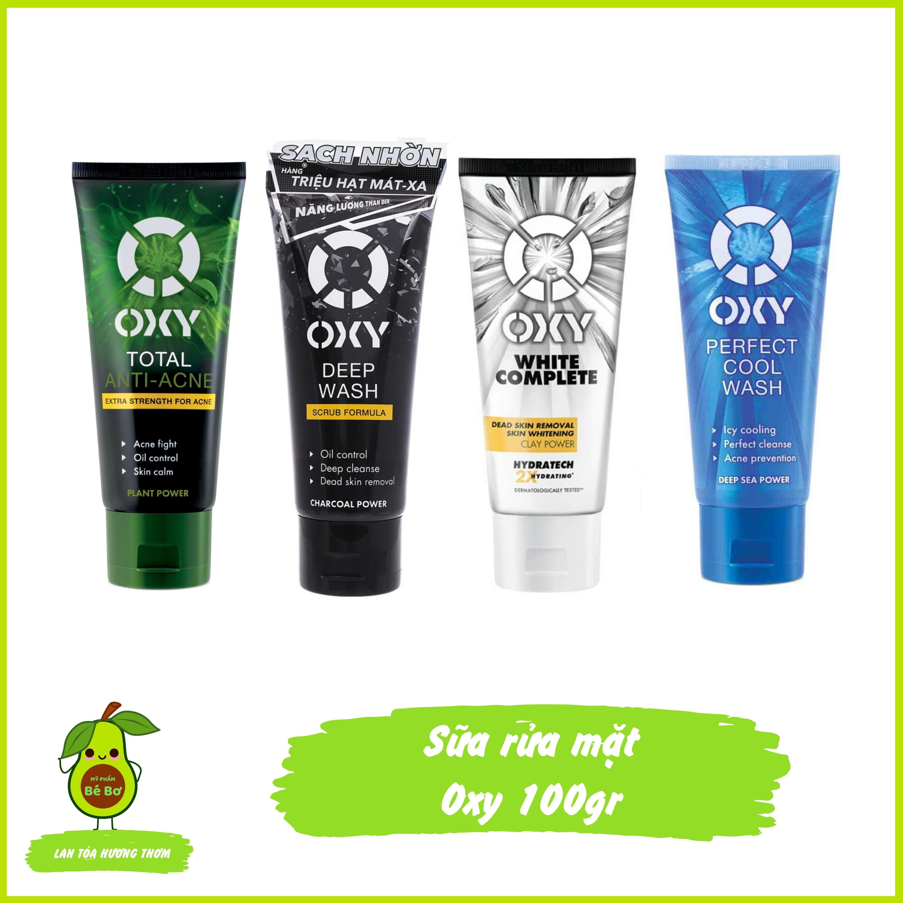 Sữa rửa mặt nam Oxy 100g