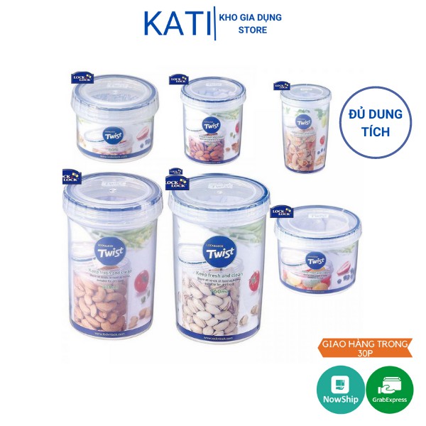 Hộp bảo quản lock&lock twist 150ml-1.9l