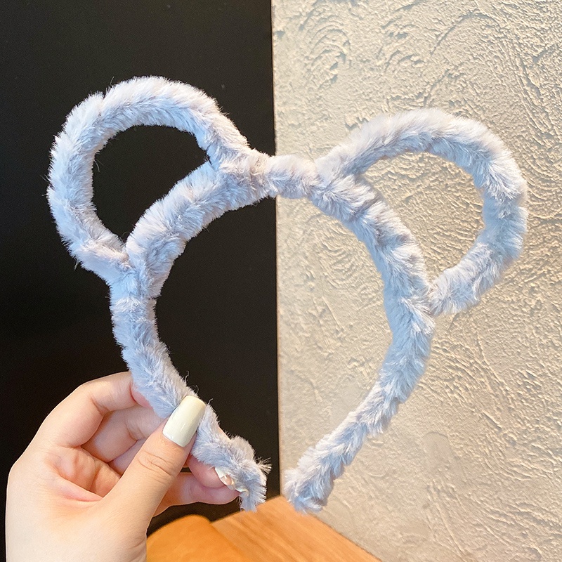 Bờm Tóc Lông Tai Thỏ Gấu Dễ Thương Cute Phong Cách Hàn Quốc