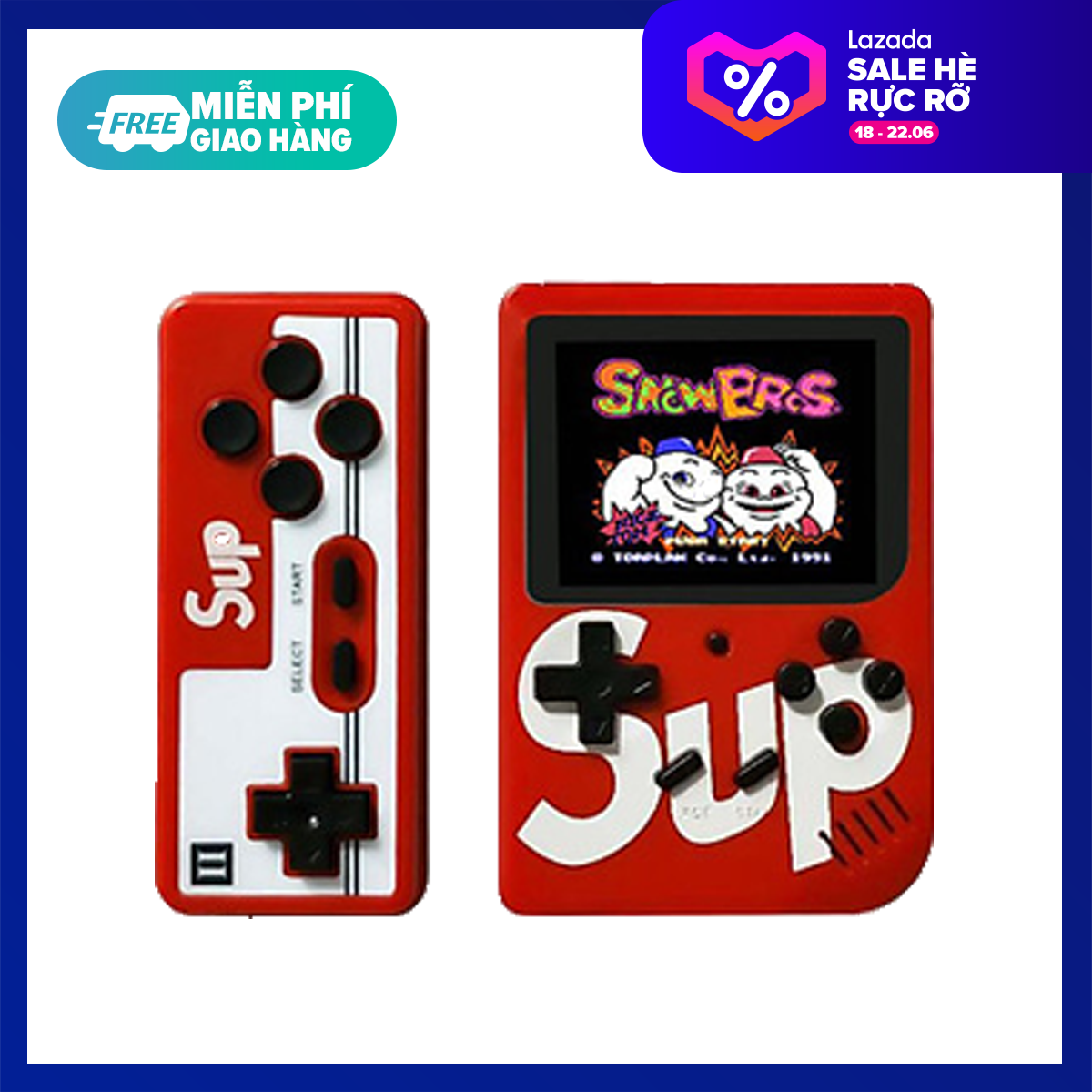[HCM]Máy chơi game đôi Sup 400 - Tặng kèm tay game - Máy Chơi Game Sup Máy Game Cầm Tay (Màu Ngẫu Nhiên)