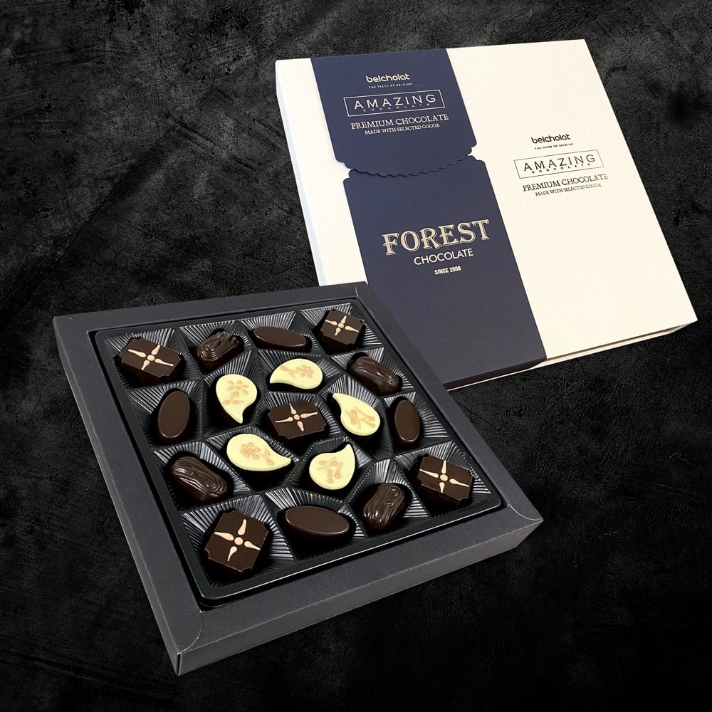 Socola quà tặng cao cấp Amazing Forest Chocolate Belcholat hộp 210g