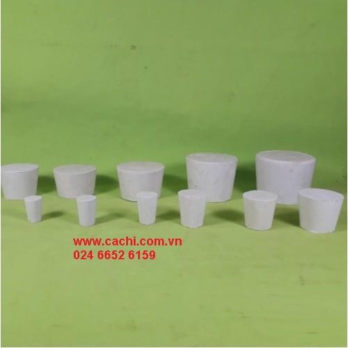 Nút cao su số 8 nắp bình,đáy lớn 42mm, đáy bé 33mm, cao 32mm