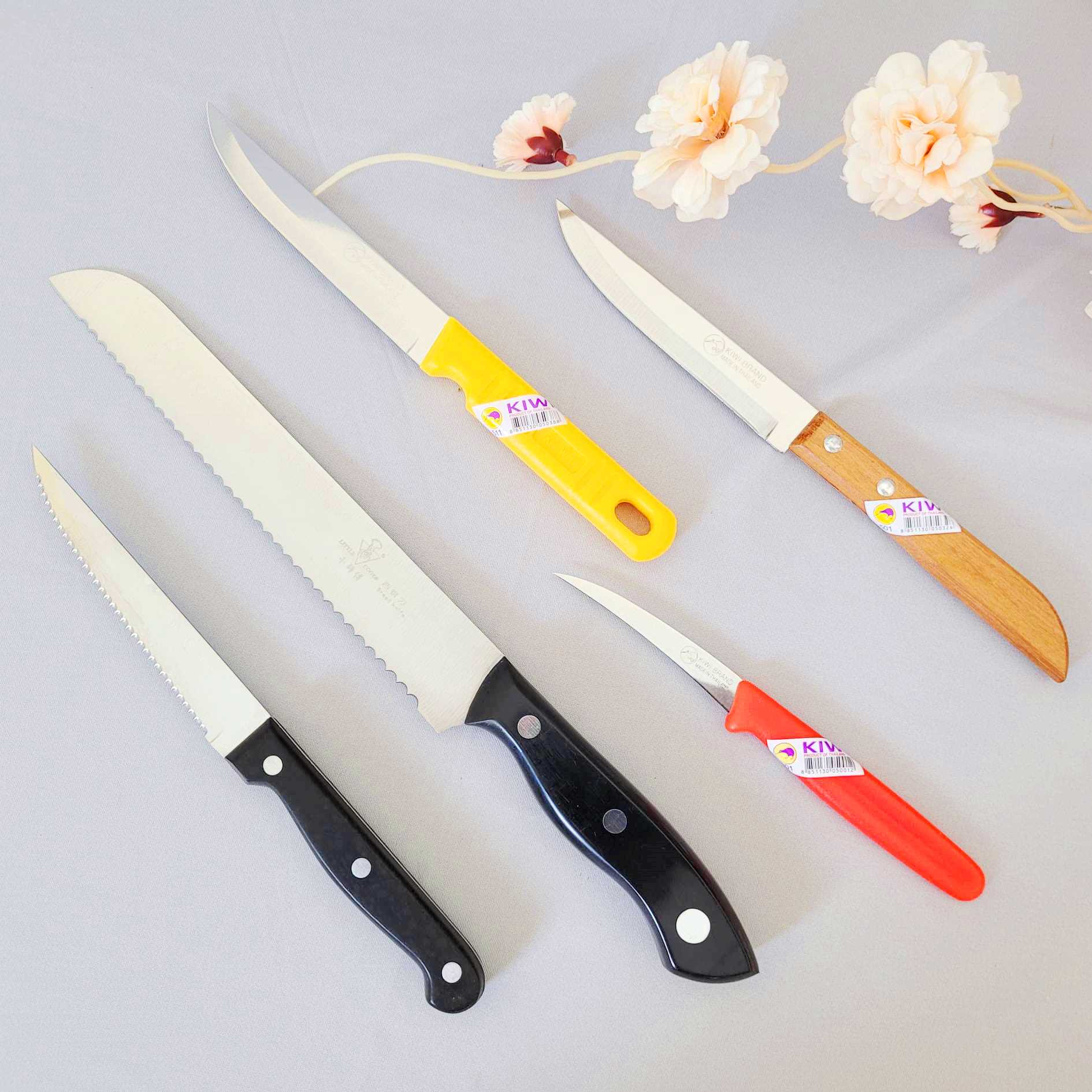 Dao Cắt Bánh Mì II Dao Kiwi, dao gọt/ dao tỉa rọc rạch nhỏ gọn. Dụng cụ làm bánh, pha chế, đồ gia dụng. Dao răng cưa,  gọt/ dao rọc rạch bánh Mì chuyên nghiệp