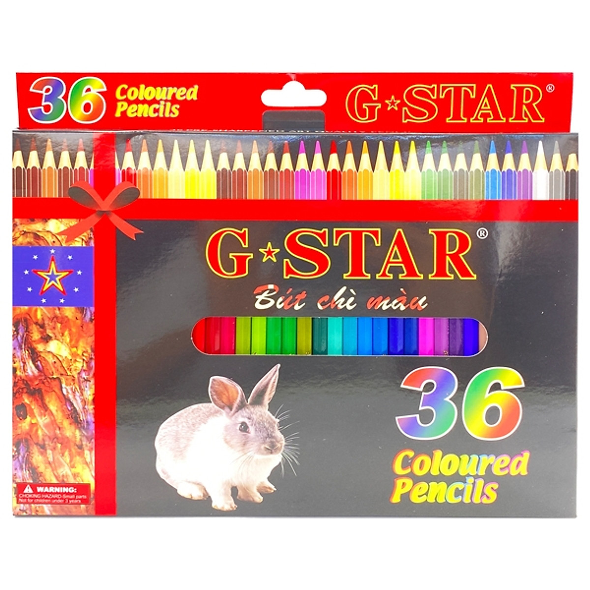 Hộp bút chì màu 36 màu dài gstar