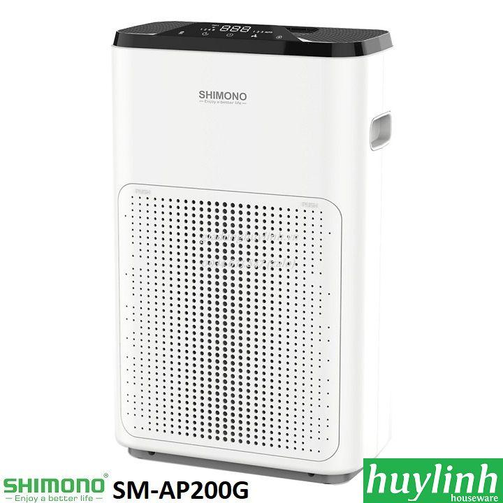 Máy lọc không khí shimono sm-ap200g - 25m2 - smartphone