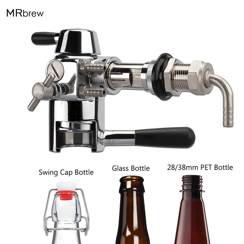 Homebrew chai bia phụ, không có bọt bia điền tap vòi, bọt Remover defoamer cho chai bia thủy tinh/chai PET