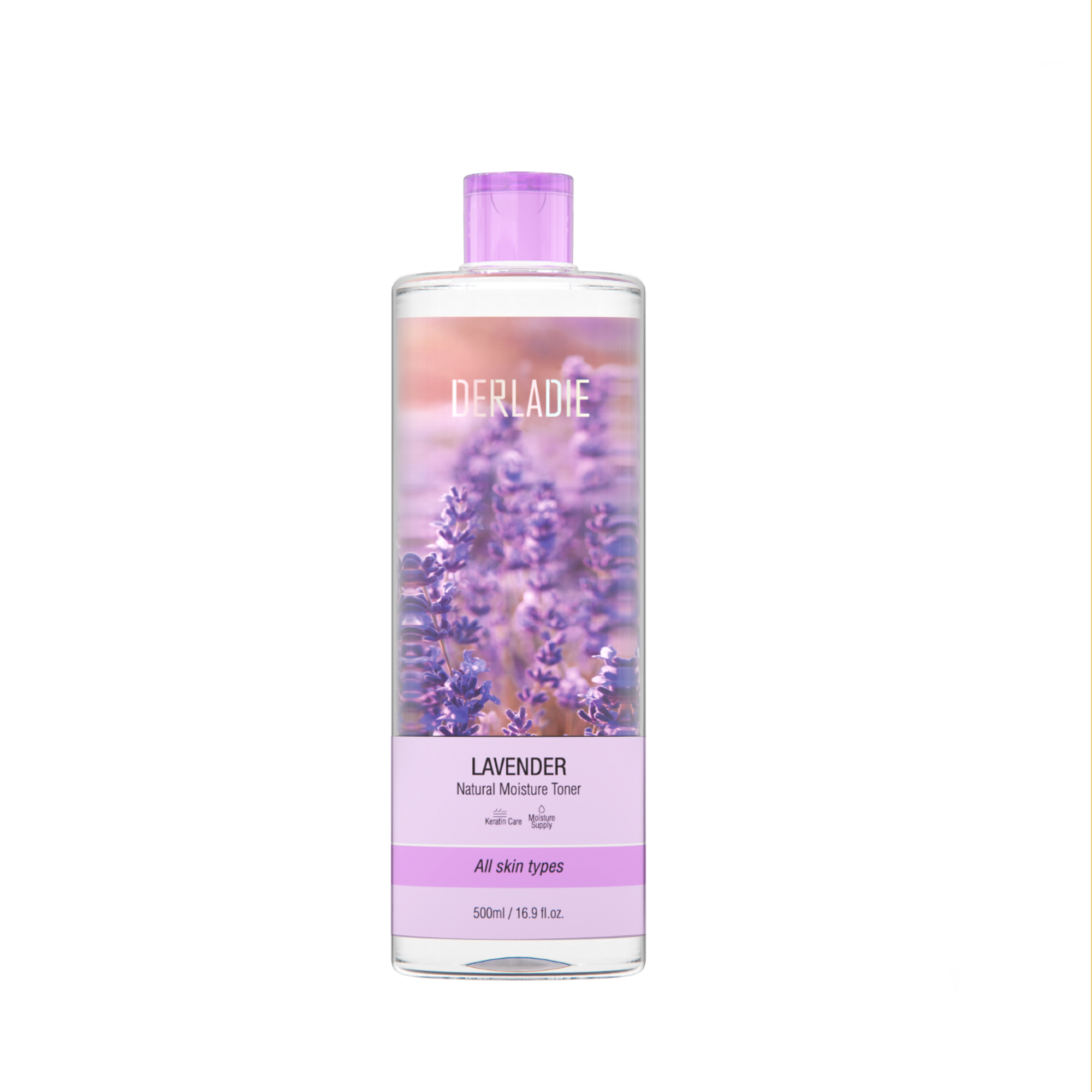 Nước hoa hồng kiềm dầu,làm nhỏ lỗ chân lông Derladie lavender natural moisture 500ml