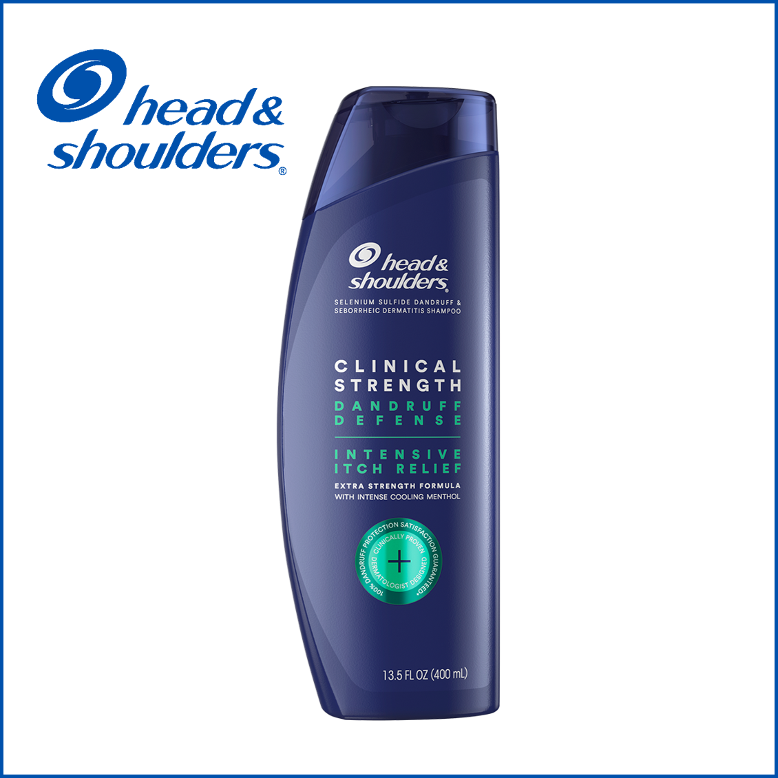 Dầu Gội Dành Cho Tóc Gàu Và Nấm Da Đầu HEAD SHOULDER CLINICAL STRENGTH SHAMPOO Clinical Itch Relief 400mL của Mỹ