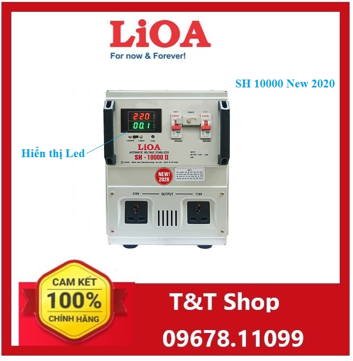 Ổn áp Lioa SH-10000II New 2020