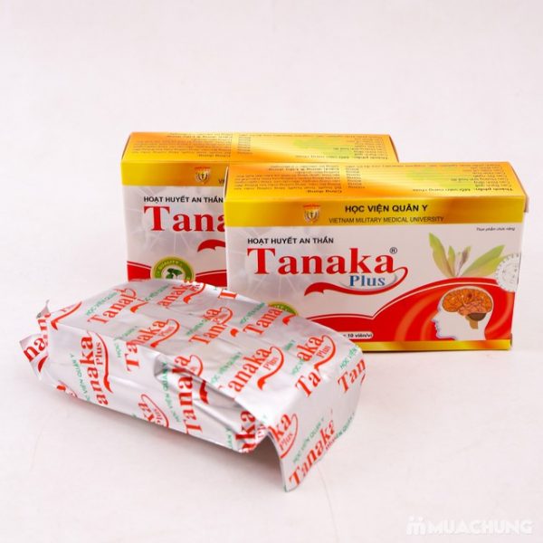 Hoạt huyết bổ não an thần Tanaka Plus Học viện Quân Y 30 viên
