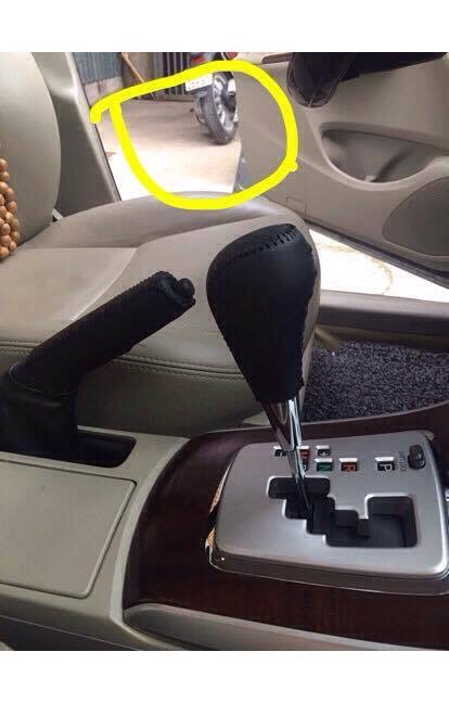 Bọc Da Cần số, Tay Phanh Xe altis 2009 -2013  Số Tự Động da bò handmade