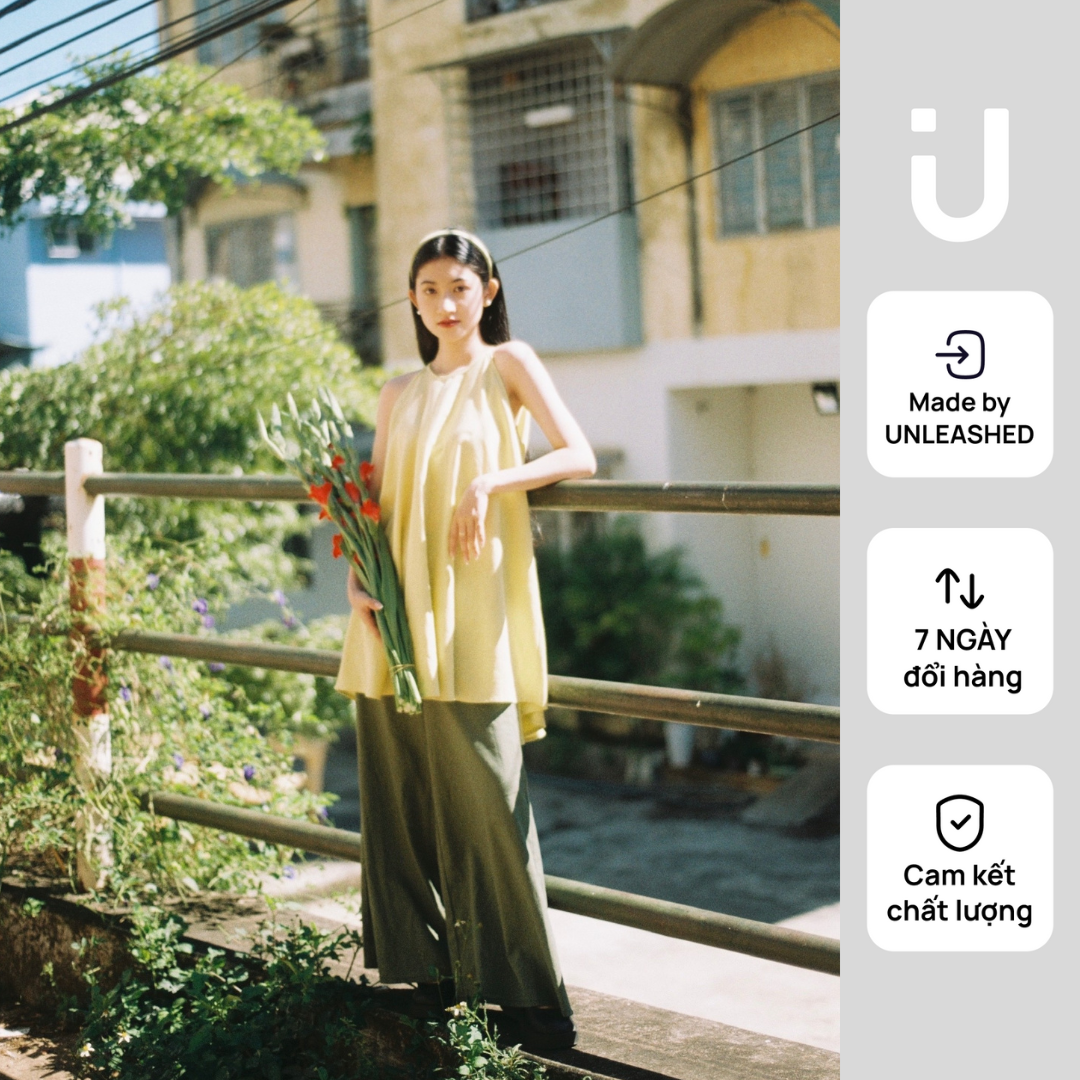 Set áo yếm và quần váy dài thanh lịch