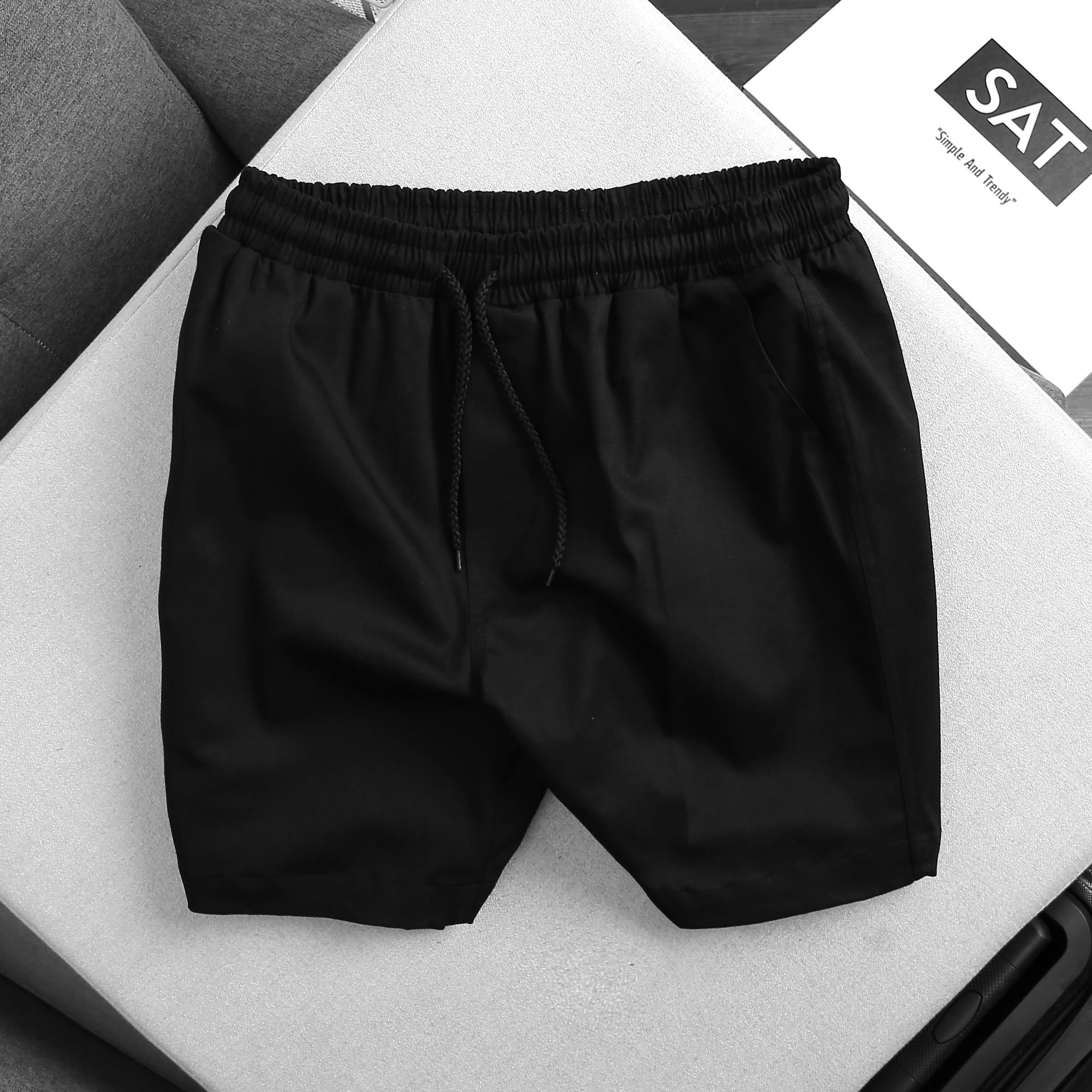 Quần short,Quần ngố nam SAT vải Kaki mềm mịn thoáng mát. SAT Store