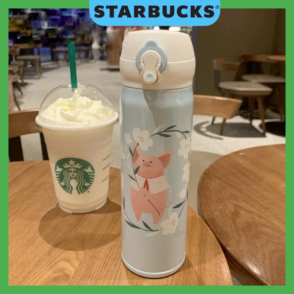 Bình giữ nhiệt Starbucks Piggy Collection 2019 size grande dung tích 500ml