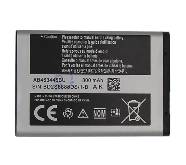 PIN SAMSUNG AK (AB463446BU) DÙNG CHO C3520, A701, C260, C270, C300, C3560, C3750,  E1200, E1080, E1081, X200, E250, D520, E900, E870, X210