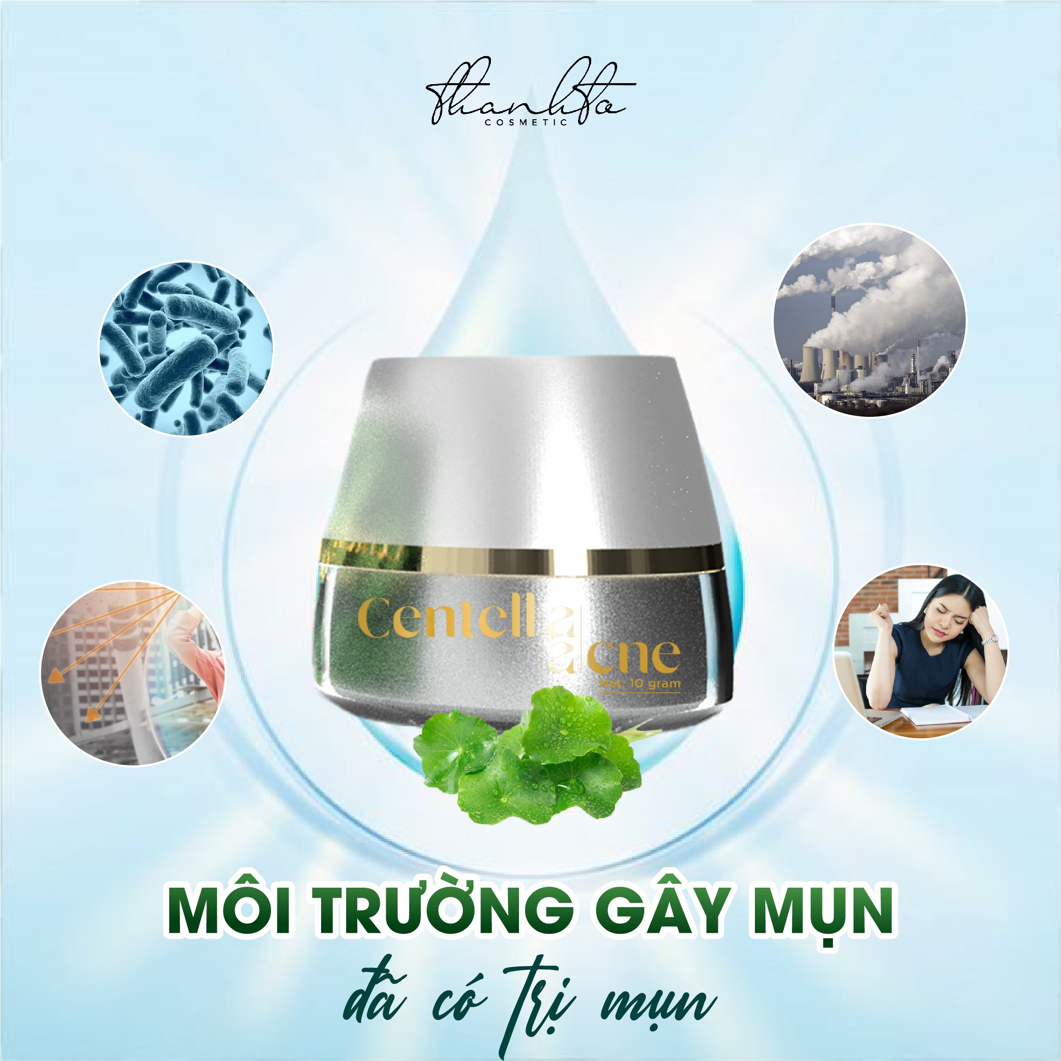 Nữ hoàng kem face rau má -kem face jiuhe thanh tô-xóa thâm ngừa nám giúp da căng bóng