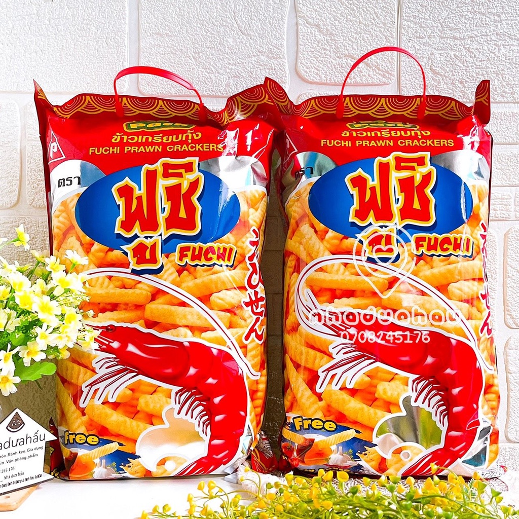 Một gói bánh snack/ Bim Bim Tôm Khổng Lồ Thái Lan Fuchi