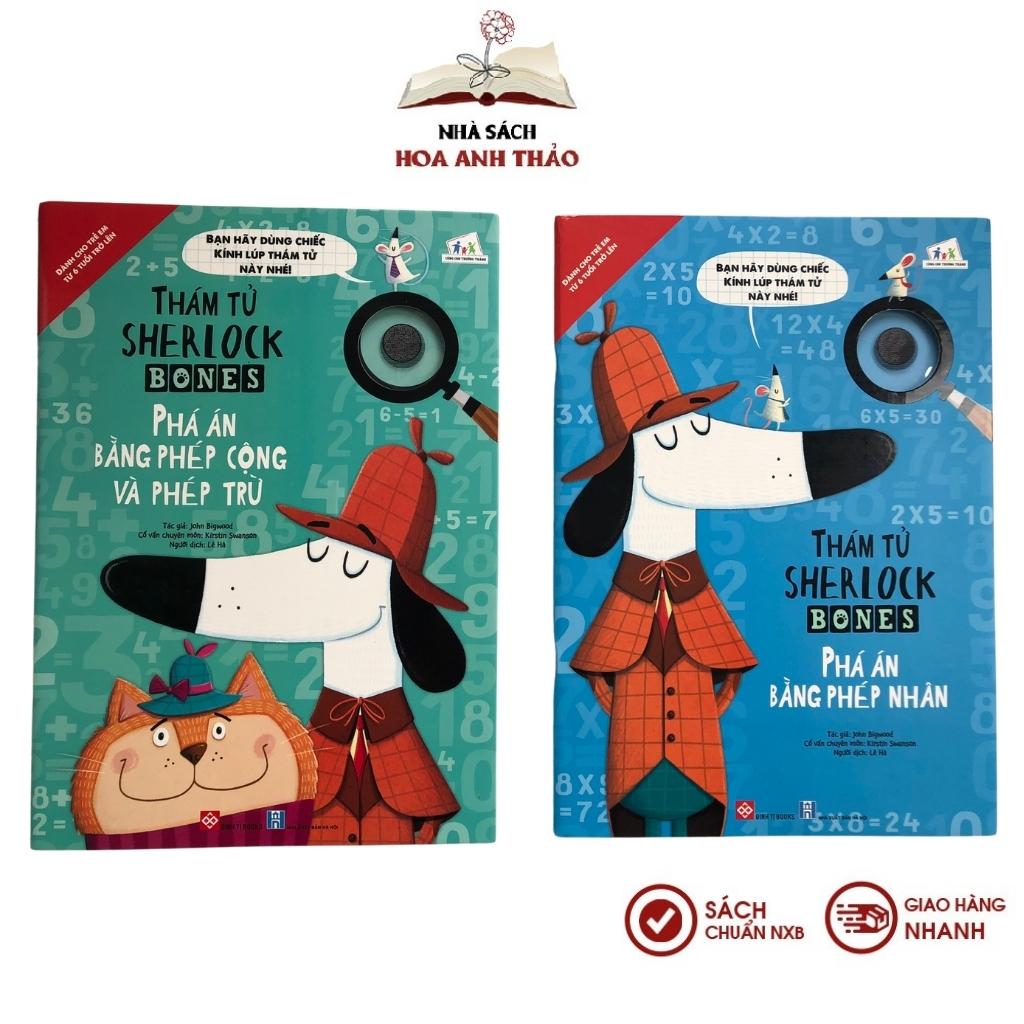 Sách - Thám tử Sherlock Bones - Phán án bằng phép cộng phép trừ và phép nhân phép chia