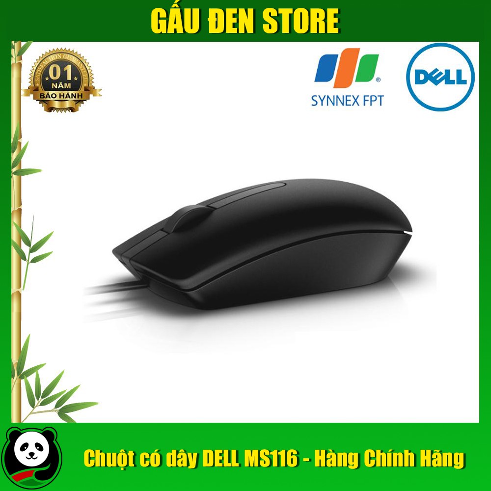 Chuột có dây DELL MS116 - sản phẩm đa dạng chất lượng đảm bảo cam kết hàng giống hình inbox shop để được tư vấn thêm