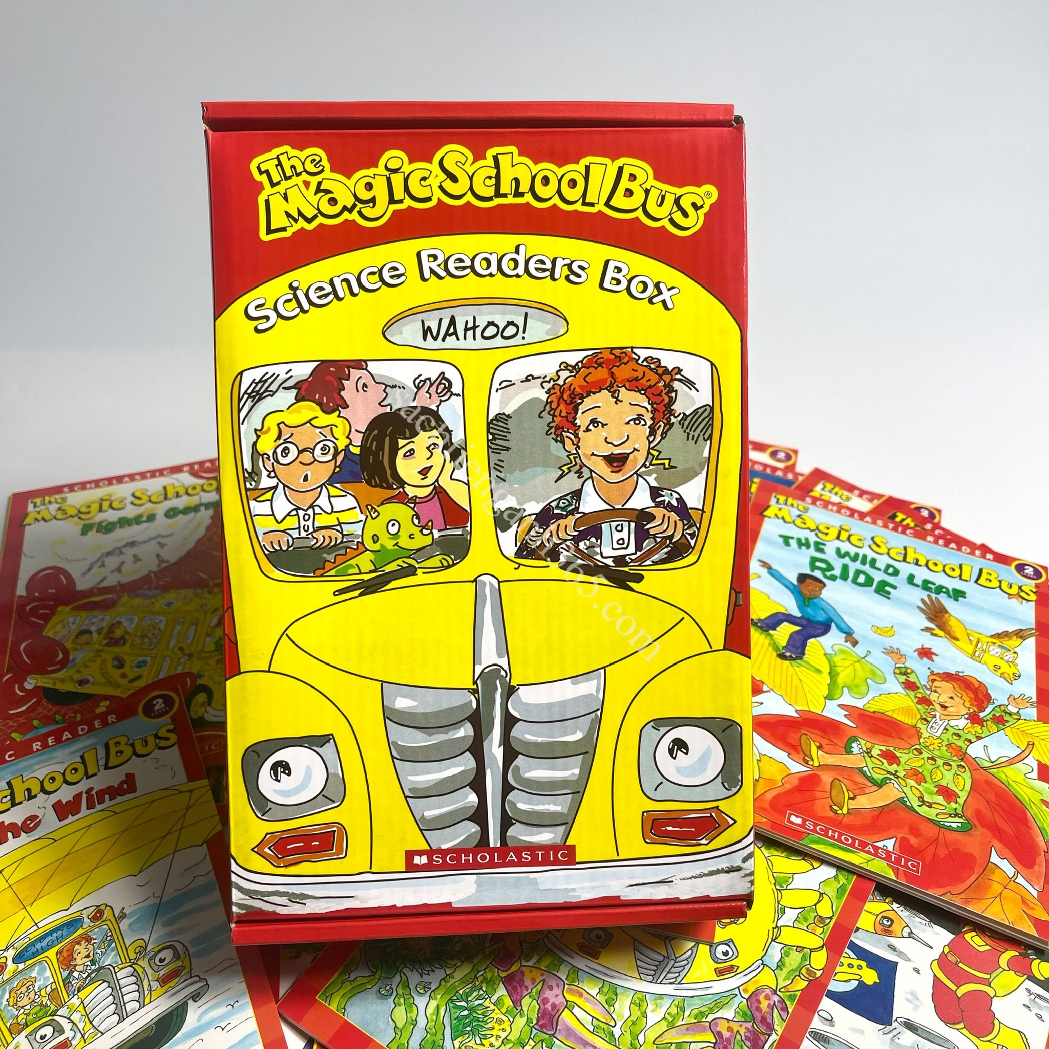 The magic school bus: science readers box - 23q + audio | nhập khẩu