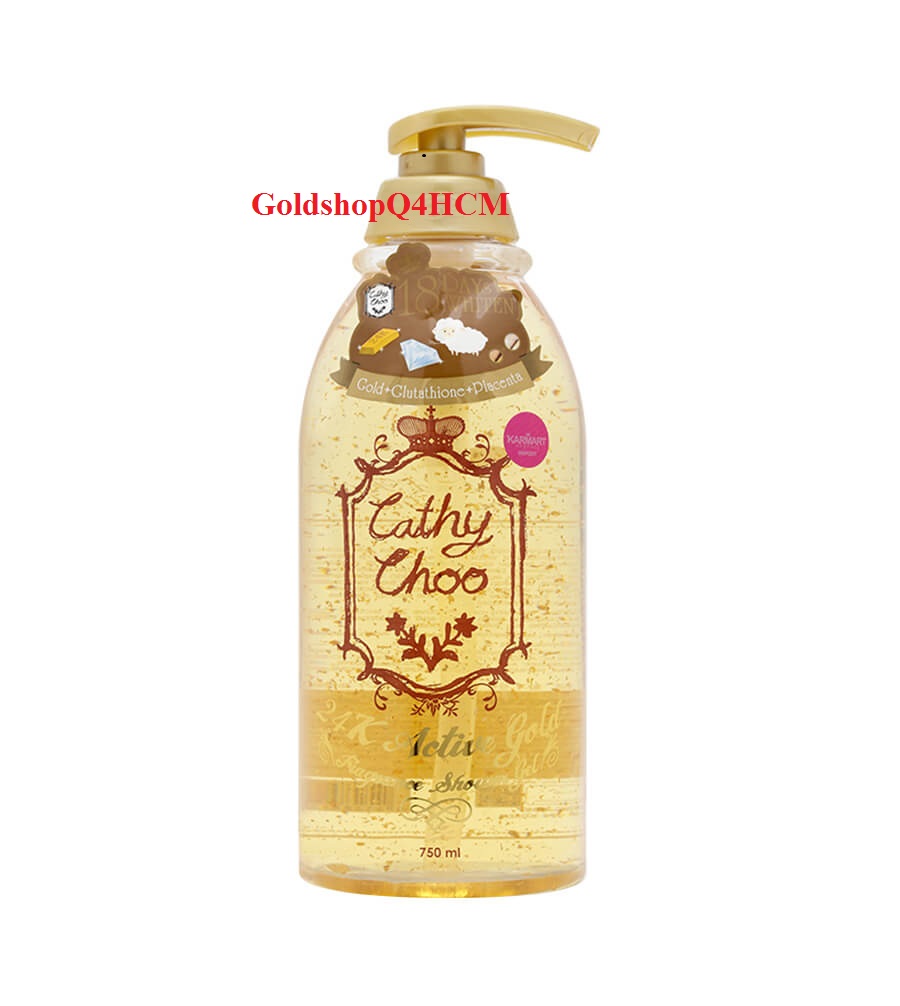 Hcm, hsd 2023- sữa tắm tinh chất vàng 24k cathy choo
