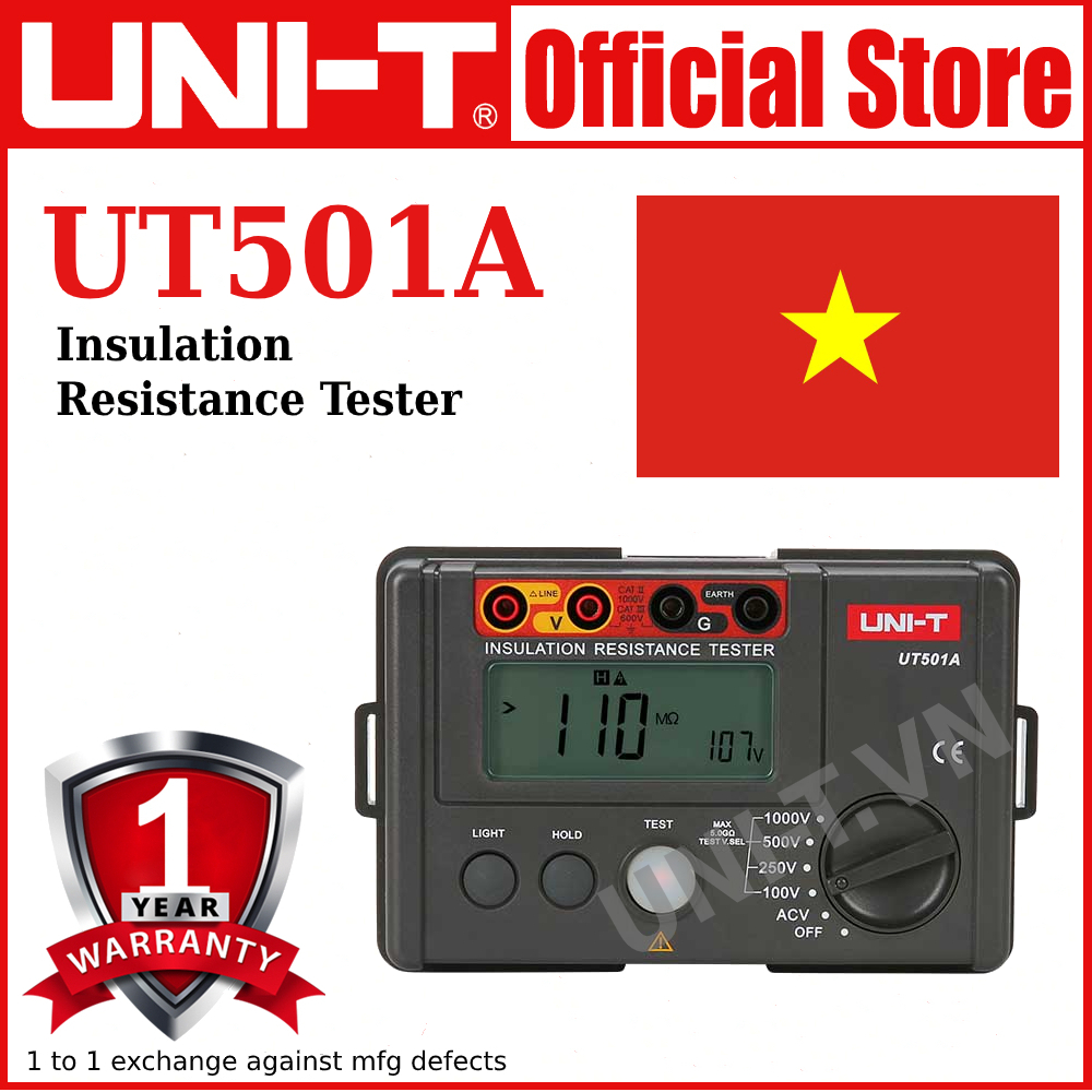 Uni-t ut501a insulation resistance tester
