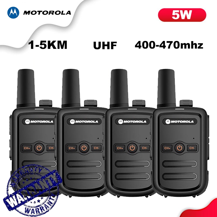 Bộ 4 Bộ đàm Motorola C51(Siêu bền, Loa chống từ tính, Pin dung lượng lớn, cự ly liên lạc 1-5Km)