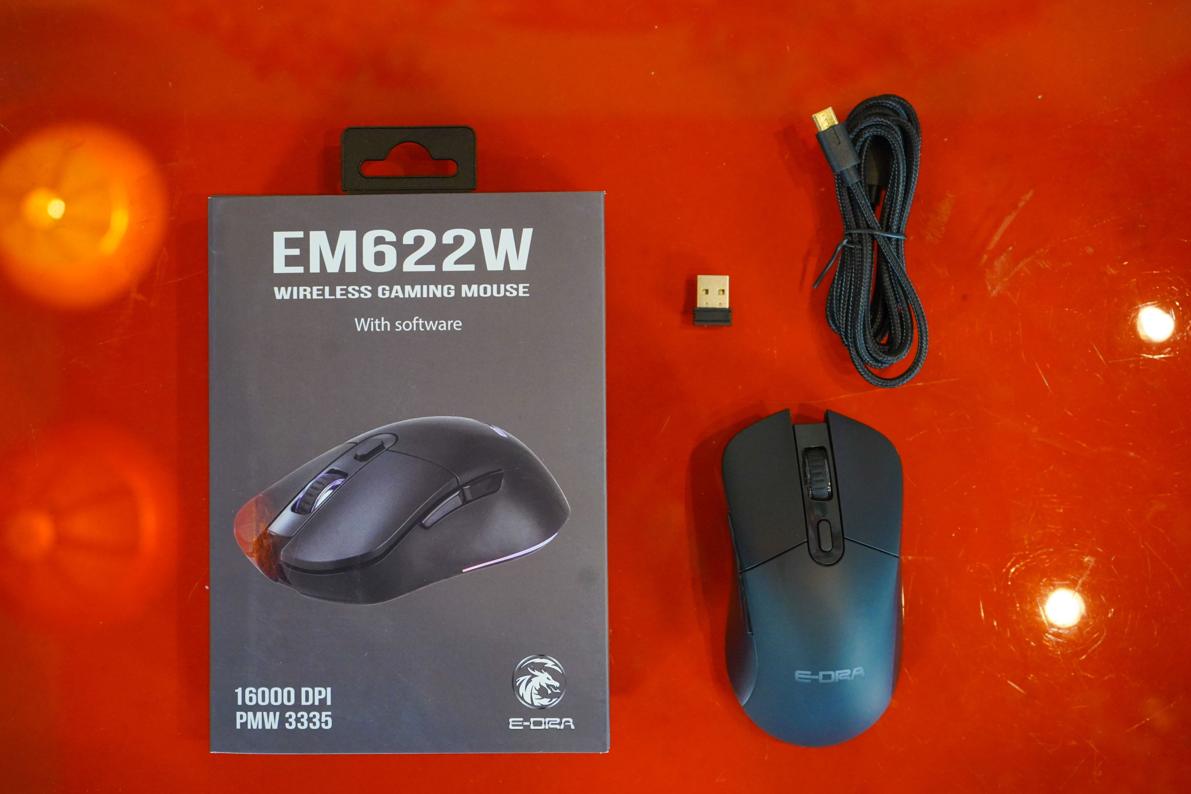 Chuột không dây gaming e-dra em622w