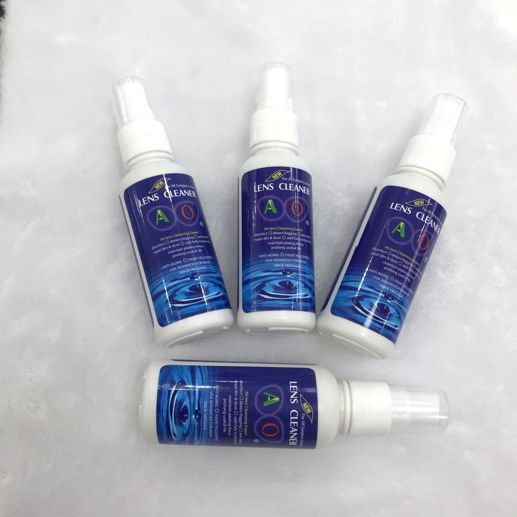 Nước Xịt Rửa Kính, Lau Mắt Kính Chuyên Dụng - Dung dịch chăm sóc mắt kính chuyên dụng