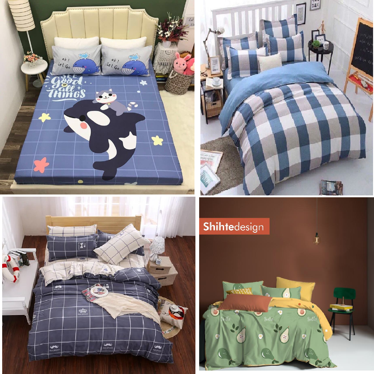Drap giường cotton poly không vỏ gối 1m6x2m – giao ngẫu nhiên