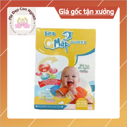 Siro ăn ngon cá mập gold x2 - hết biếng ăn, tăng cân , tiêu hóa tốt