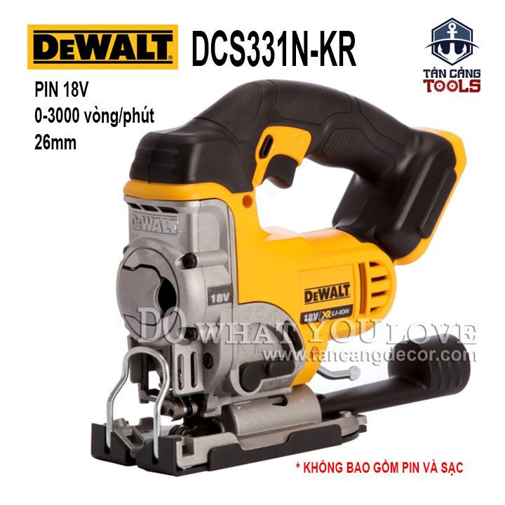 Máy cưa lọng dùng pin dewalt 18v dcs331n-kr