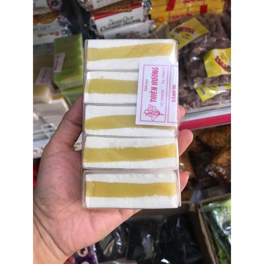 Bánh in đậu xanh bịch 5 thanh - Đồ ăn vặt tuổi thơ