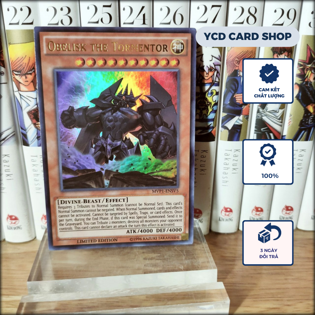 Thẻ bài yugioh Chính hãng Obelisk the Tormentor - MVP1 – Ultra Rare