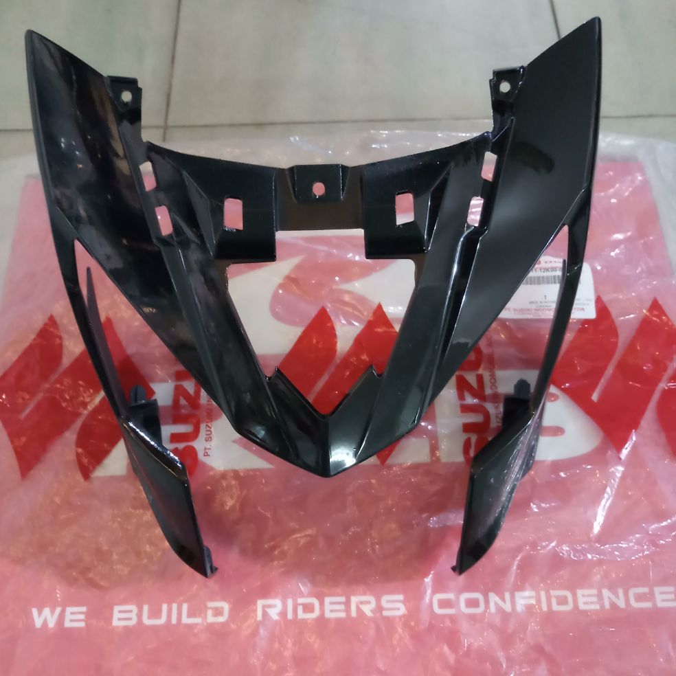 Ốp đầu Satria Fi đen bóng