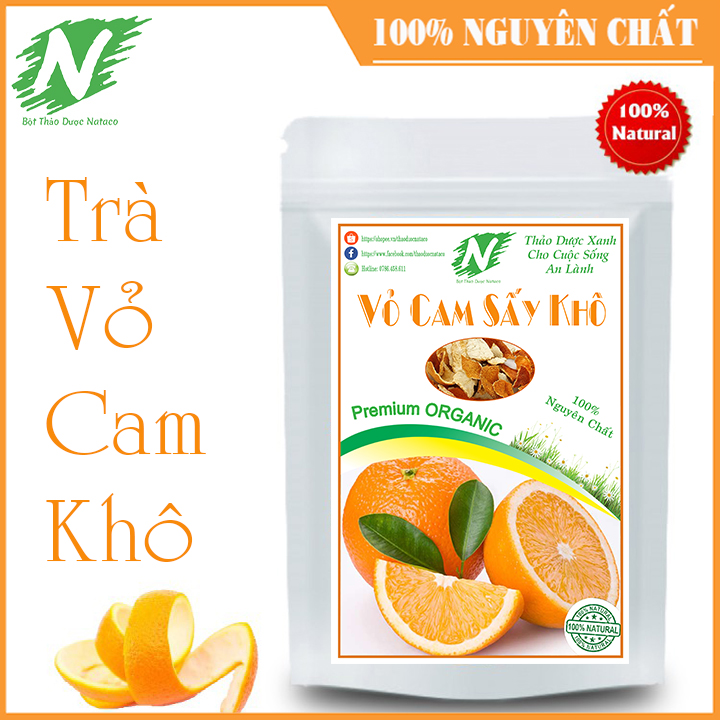 [HCM]Trà Vỏ Cam Sấy Khô 100g