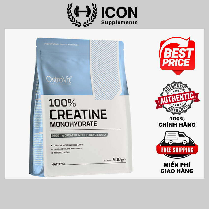 Thực Phẩm Bổ Sung Ostrovit Creatine - Hỗ Trợ Tăng Sức Mạnh, Tạo Độ Phồng Cho Cơ Bắp