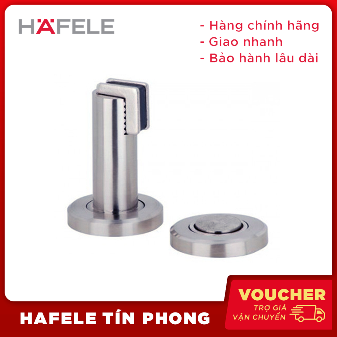 [GIAO 2H]Chặn cửa nam châm Hafele 938.23.004 - Hàng chính hãng, bảo hành 1 năm