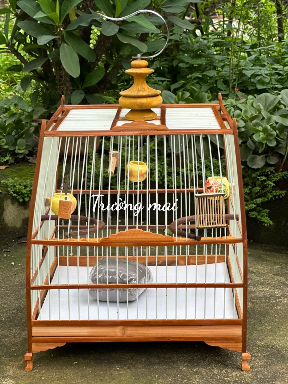 Khung lồng chào mào tự ráp vuông đấu, thái đấu khung tre NAN CÁP QUANG TBTM 21 nan chống dúc đầu có video hướng dẫn