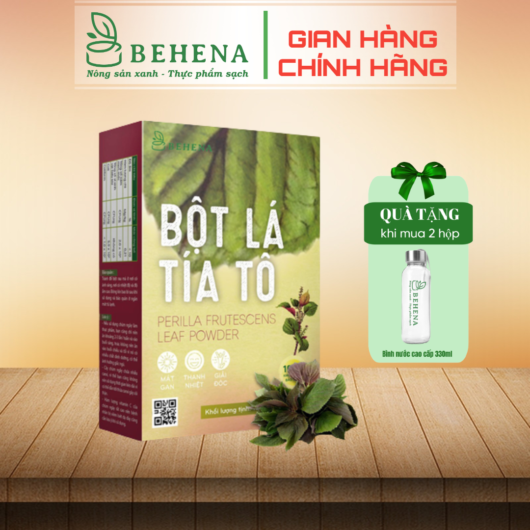 Bột tía tô behena - 50g - nguyên chất - sấy lạnh - nghiền mịn bằng cối đá