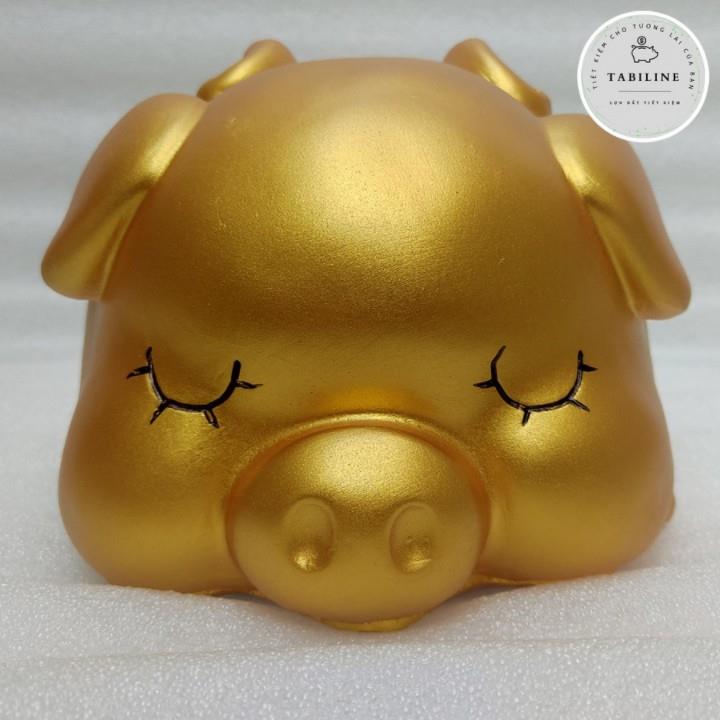Combo 2 Con Lợn đất heo đất ống heo tiết kiệm tiền TABILINE Cánh tiên thiền thần 2 vàng đồng vip LD46