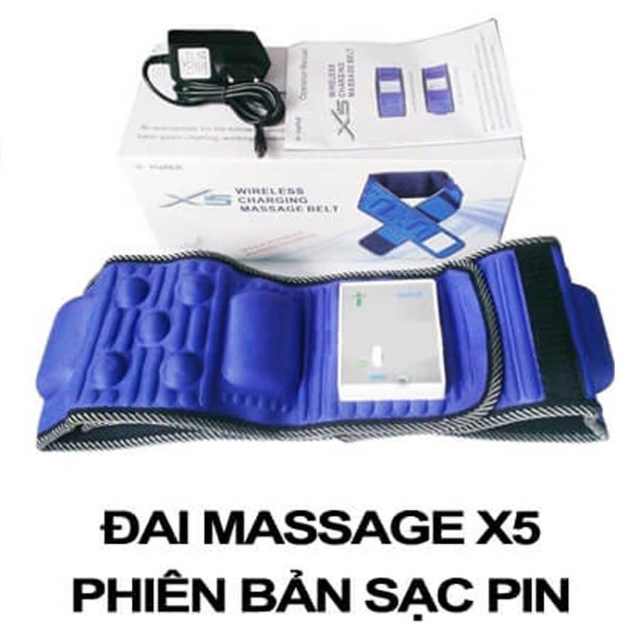 Đai massage bụng X5 tích hợp pin KA005 giúp giảm mỡ