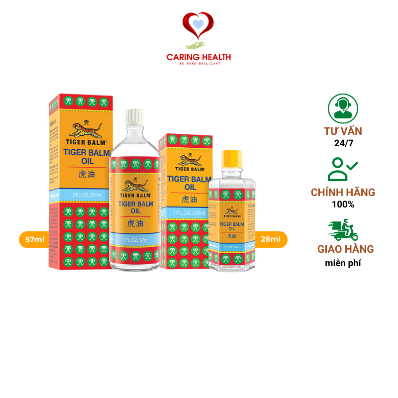  Dầu xoa bóp Tiger Balm Oil - Chính hãng nhập từ Singapore 
