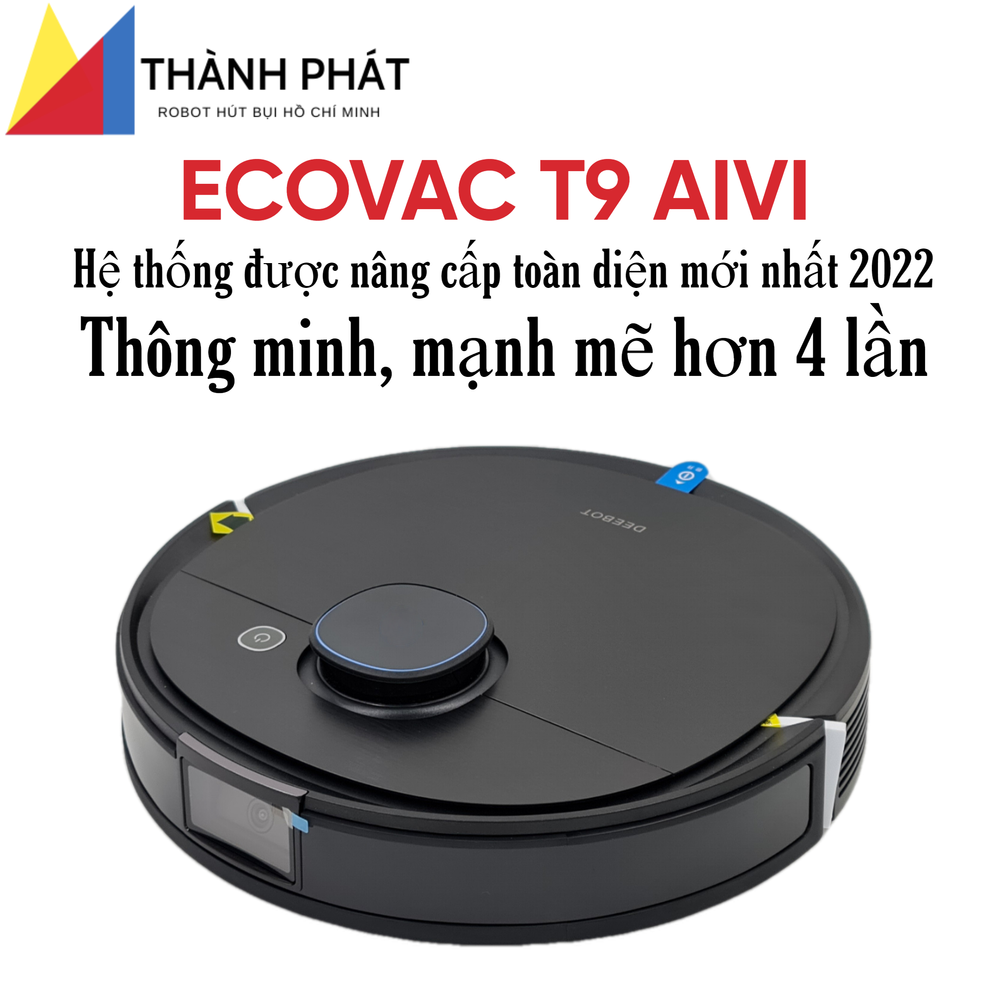 [HCM][GIAO HỎA TỐC] Robot hút bụi lau nhà Ecovac T9 aivi new 100%