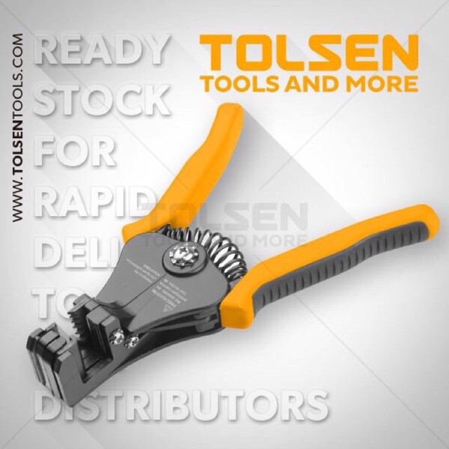 Kềm tuốt dây điện tự động tolsen 38049 -