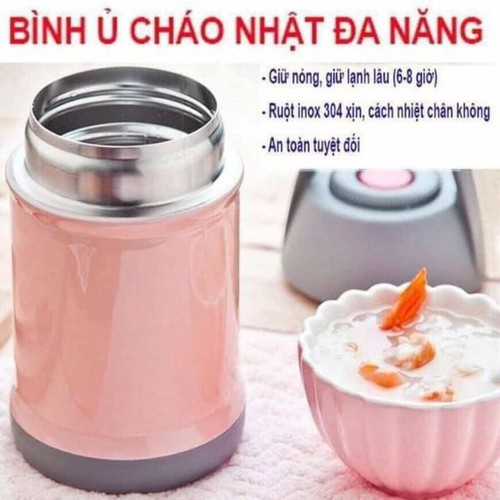 Bình ủ sữa ủ cháo K105 cao cấp, Bình giữ nhiệt, Bình ủ sữa ủ cháo cho bé tiện dụng