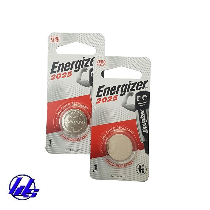 Pin cr2025 energizer lithium 3v - combo 2 viên
