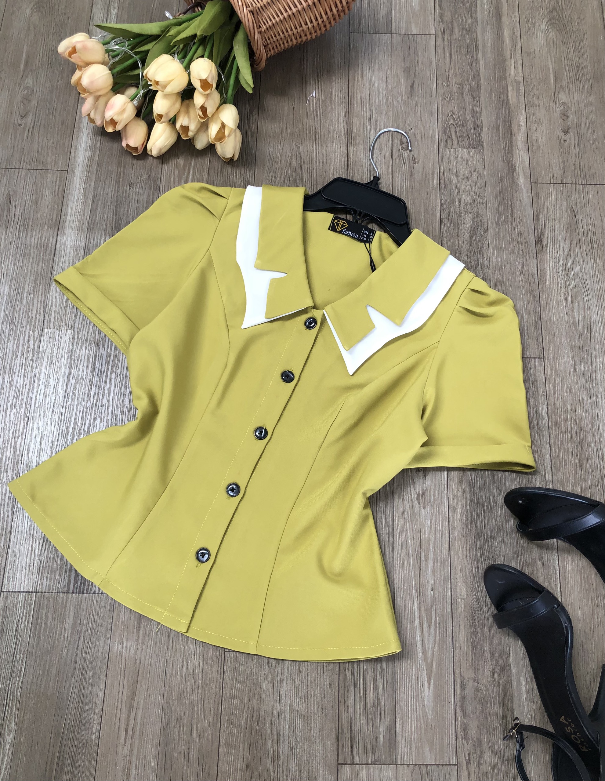 Áo kiểu công sở, có bigsize