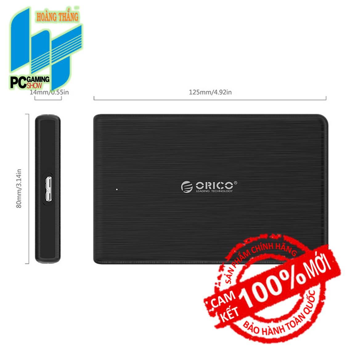 Box ổ cứng 2.5 inch orico 2189u3 ssd/hdd sata 3 usb 3.0