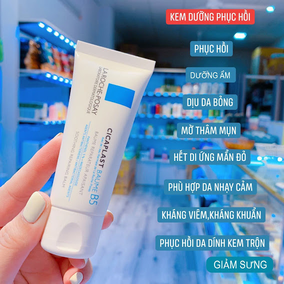 Kem dưỡng da La Roche Posay Cicaplast Baume B5 kem dưỡng ẩm,phục hồi da
